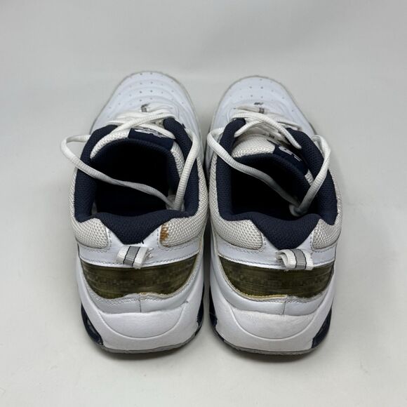 New Balance 806 Tennis Shoes Mens 9 2E Wide White Blue Leather Walking Sneakers - Picture 10 of 16